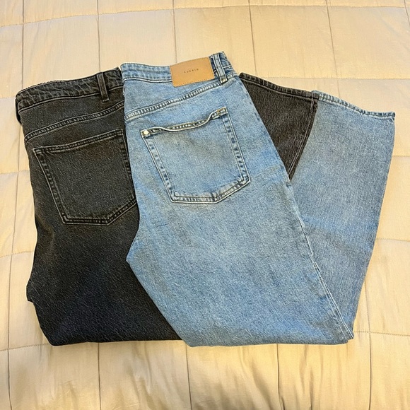 H&M Denim - 2 pairs x H&M Ultra High Waist Mom jeans